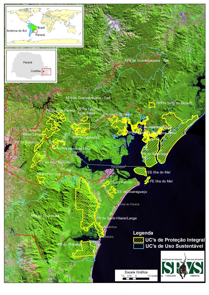 Mapa UCs